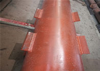 Encabeçamentos múltiplos da caldeira do aço carbono do grande diâmetro do OEM com pintura vermelha