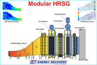 caldeira de tubo de água do gerador de vapor da recuperação de calor do calor de desperdício HRSG de 5T -130T